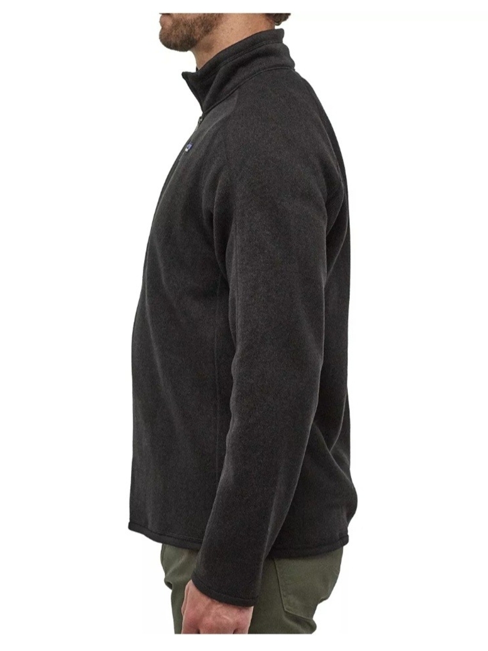 Patagonia Better Sweater 1/4 Zip Pullover XL Black Fleece